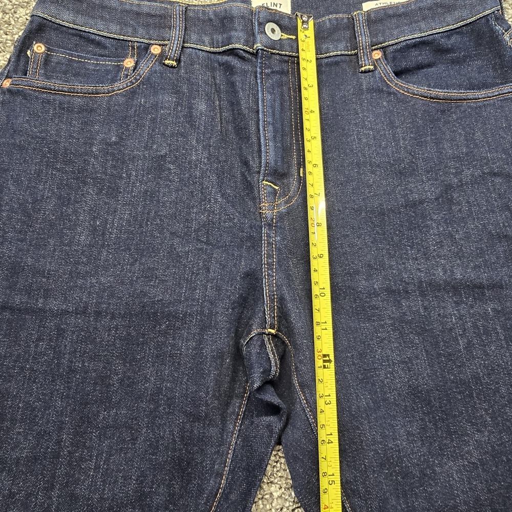 Flint And Tinder Salvage Denim Jeans Men Size 34x30 Athletic Tapered Fit - Picture 6 of 12